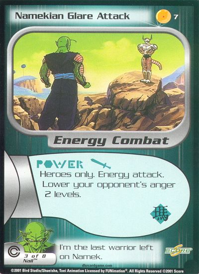 Namekian Glare Attack 7