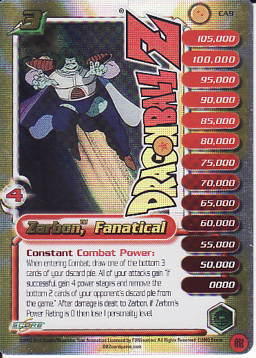 Zarbon, Fanatical LEV3 CA9