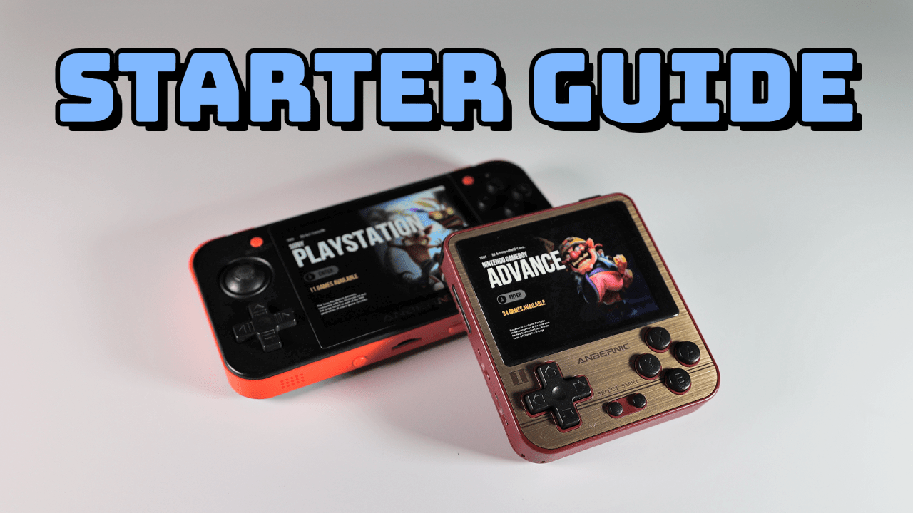 RG350 & RG280 Series Starter Guide – Retro Game Corps