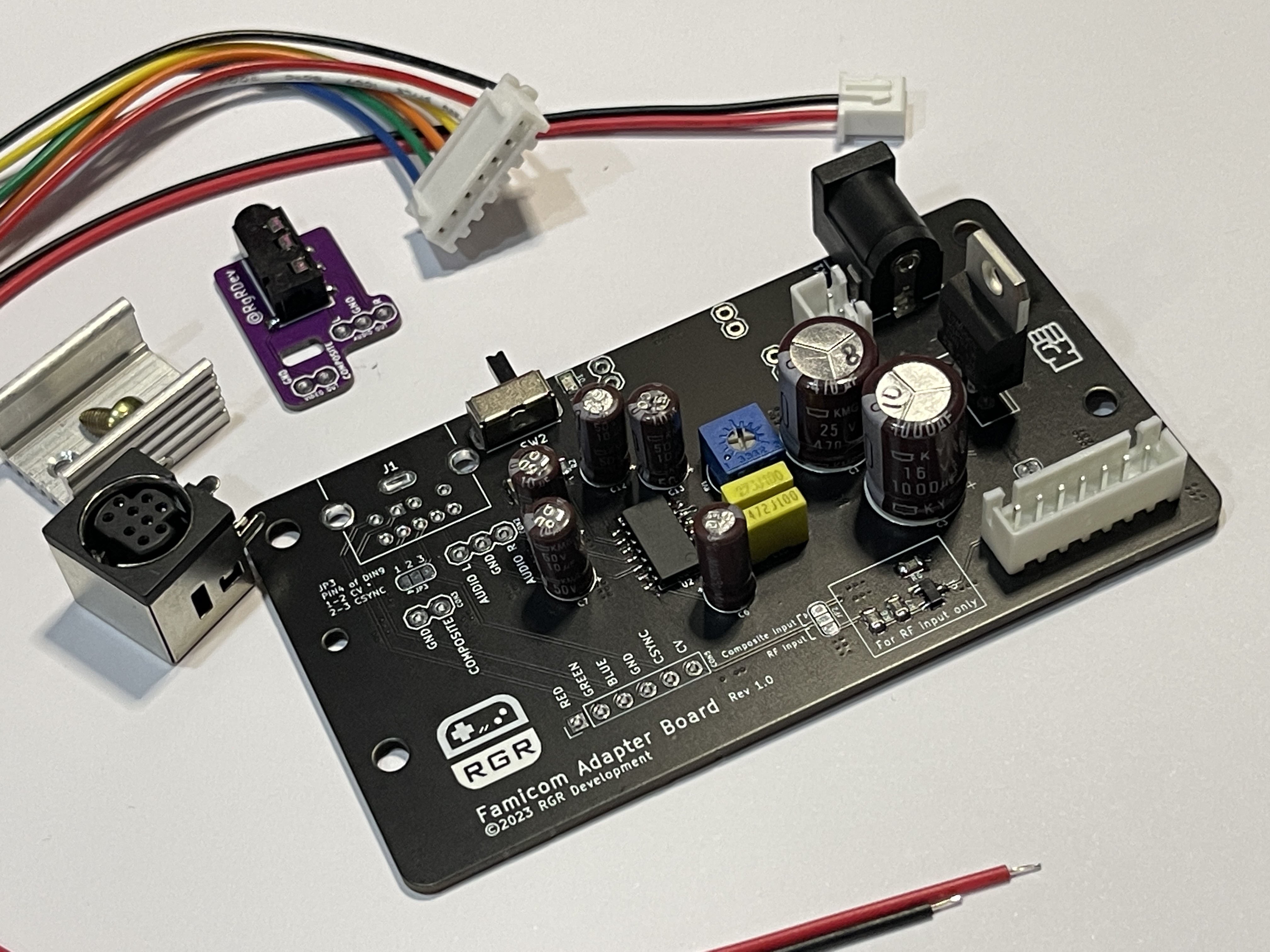 Famicom Power Adapter Board – Retro Game Restore