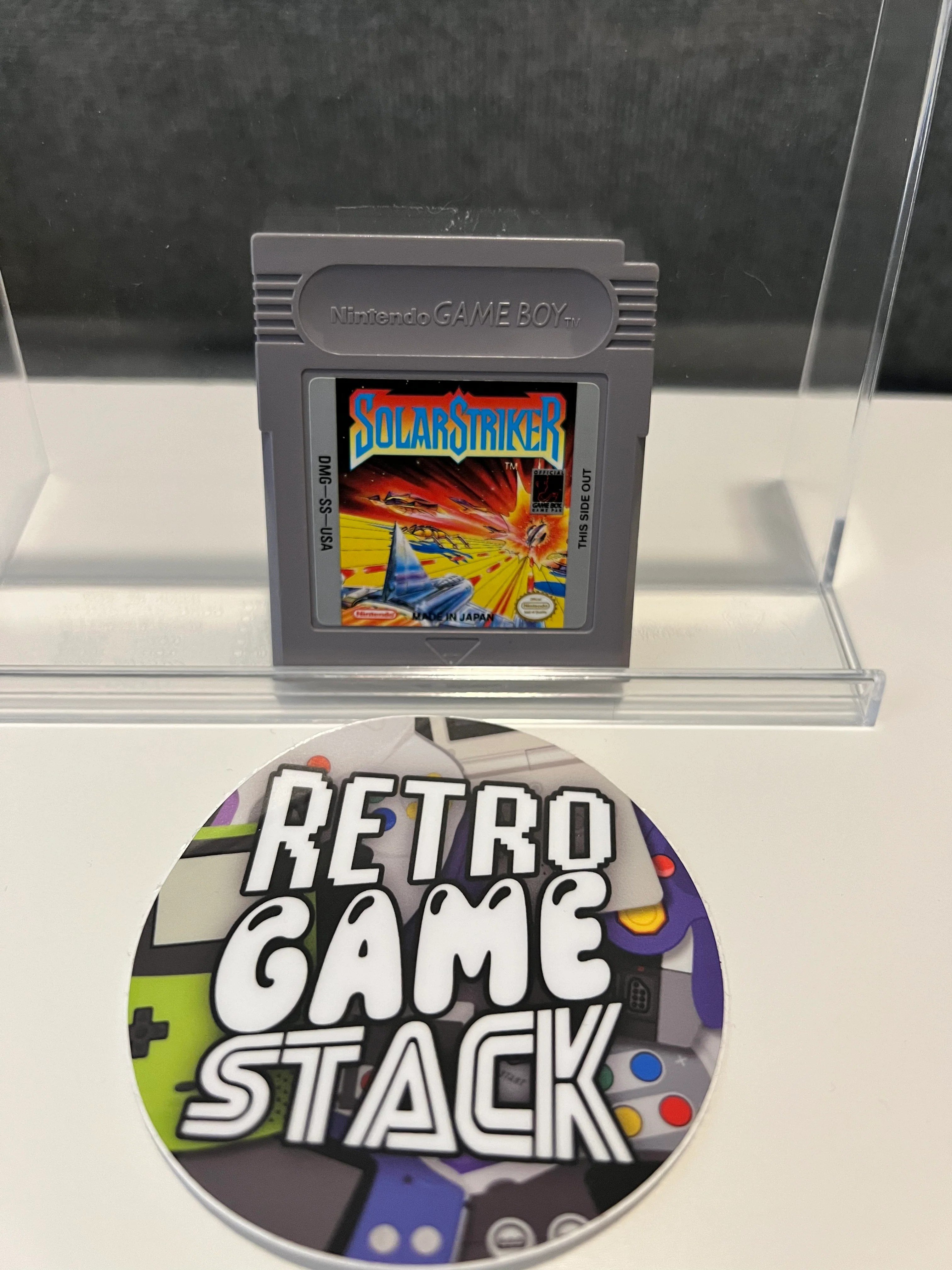 Solar Striker Nintendo Gameboy Retro Game Stack