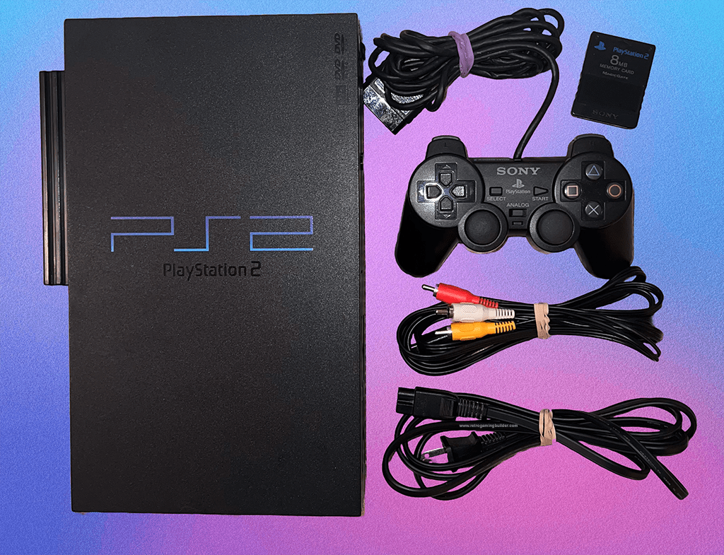 Playstation 2 Custom Fat Console – 6TB HDD Complete NTSC Set