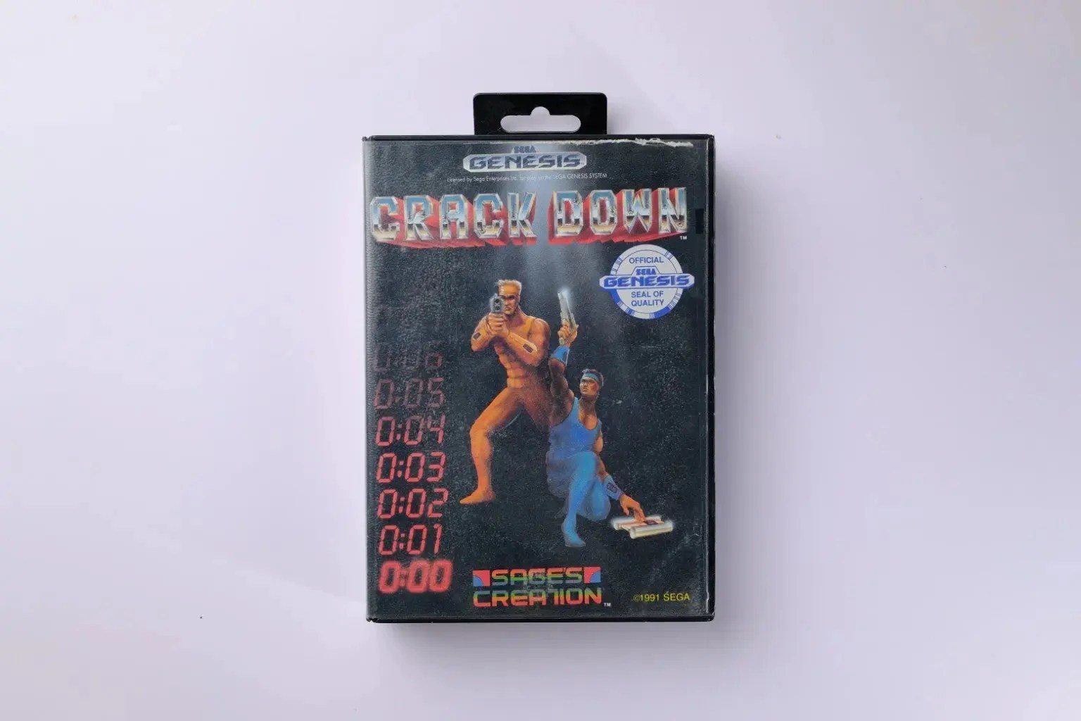 Crack Down Sega Genesis Complete Retrogate