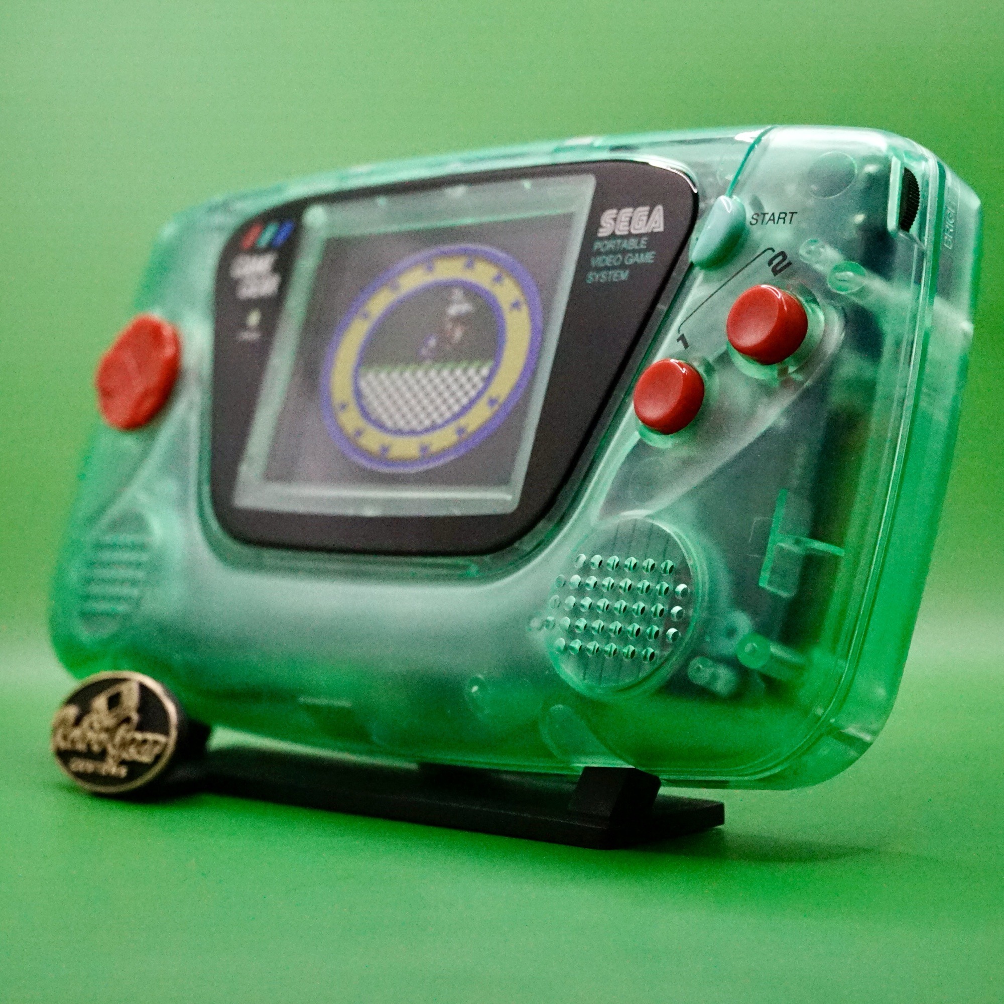 Clear Green Sega Game Gear - Retro Gear Customs