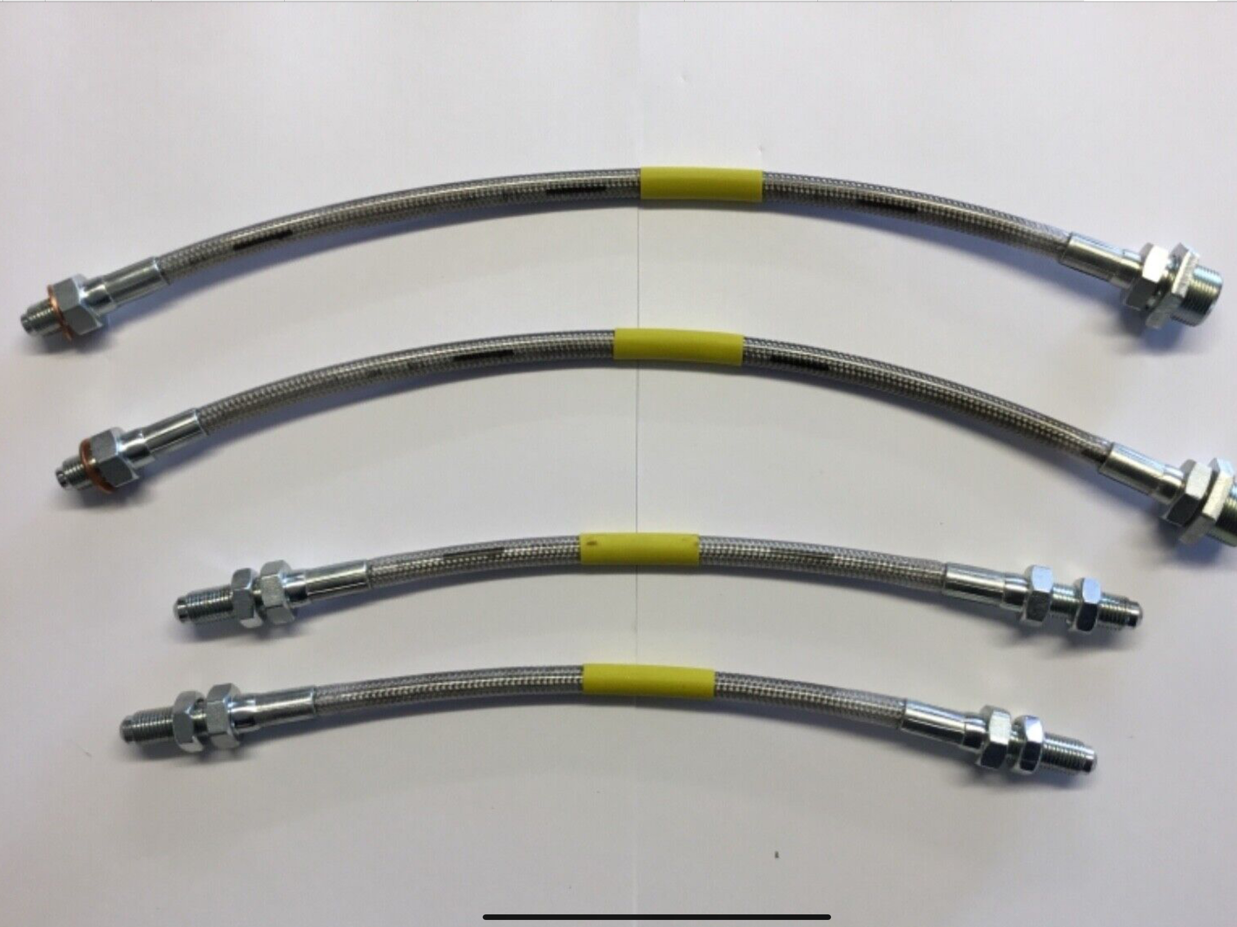 CLASSIC MINI 1967-84 Stainless Brake Hose Kit