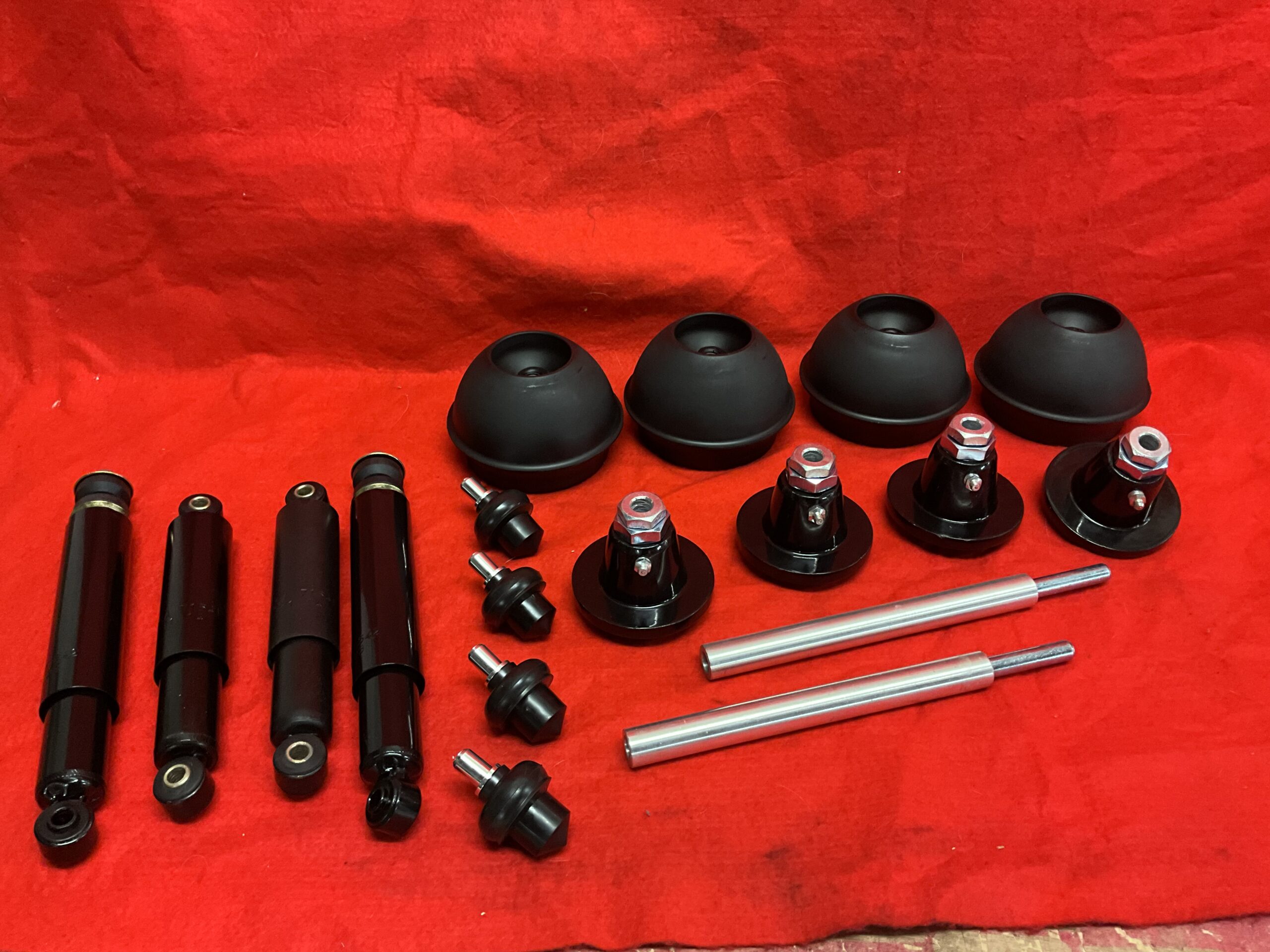 NEW CLASSIC MINI HI-LO COMPLETE ADJUSTABLE SUSPENSION FULL KIT INC CONES
