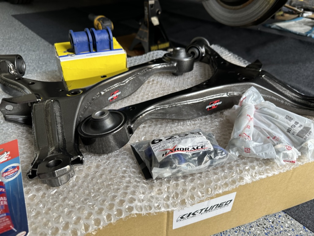 Parts Overview Picture 2: KTuned Lower Control Arm Bushings.
