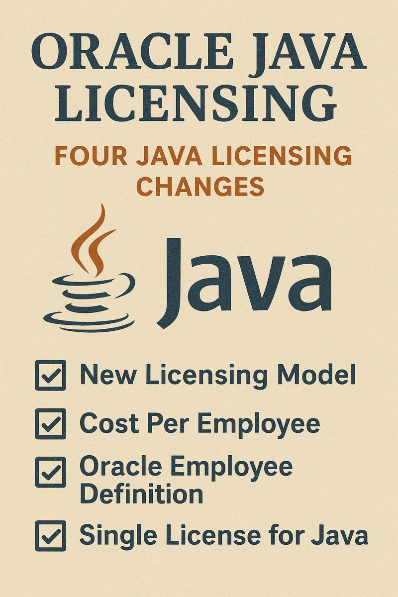 Oracle Java Licensing Compliance Guide - Best Minimal Textures in 4K