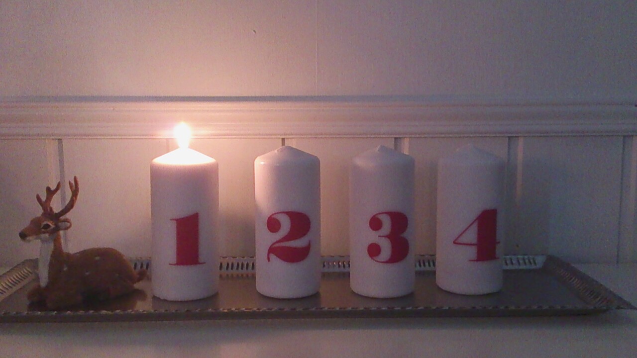 Så tenner vi det første lys..