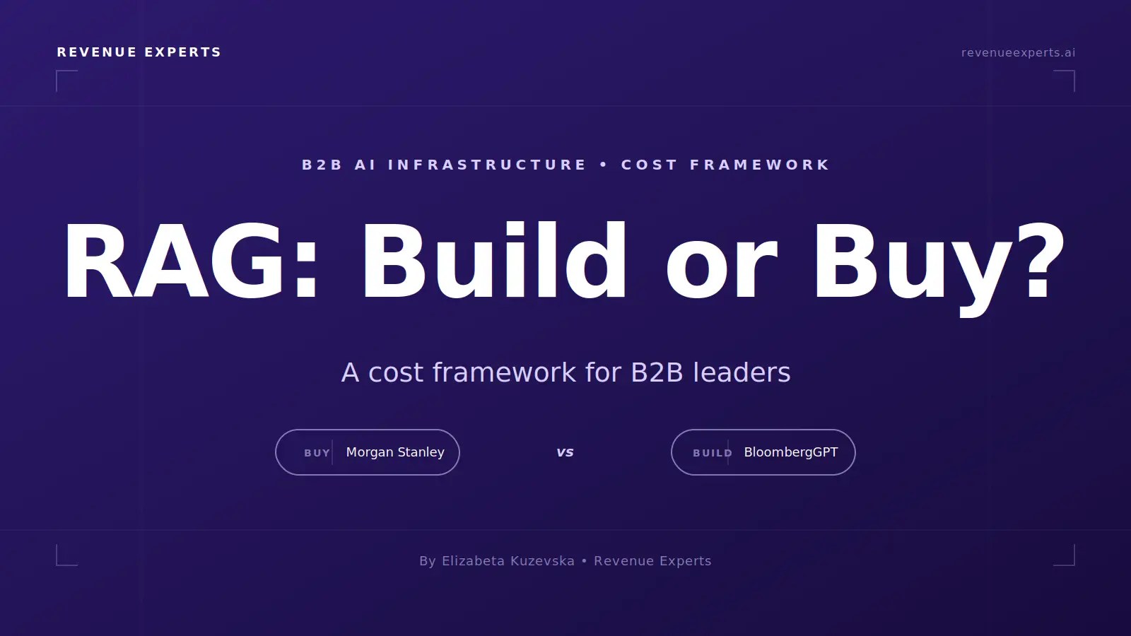 RAG: Build or Buy