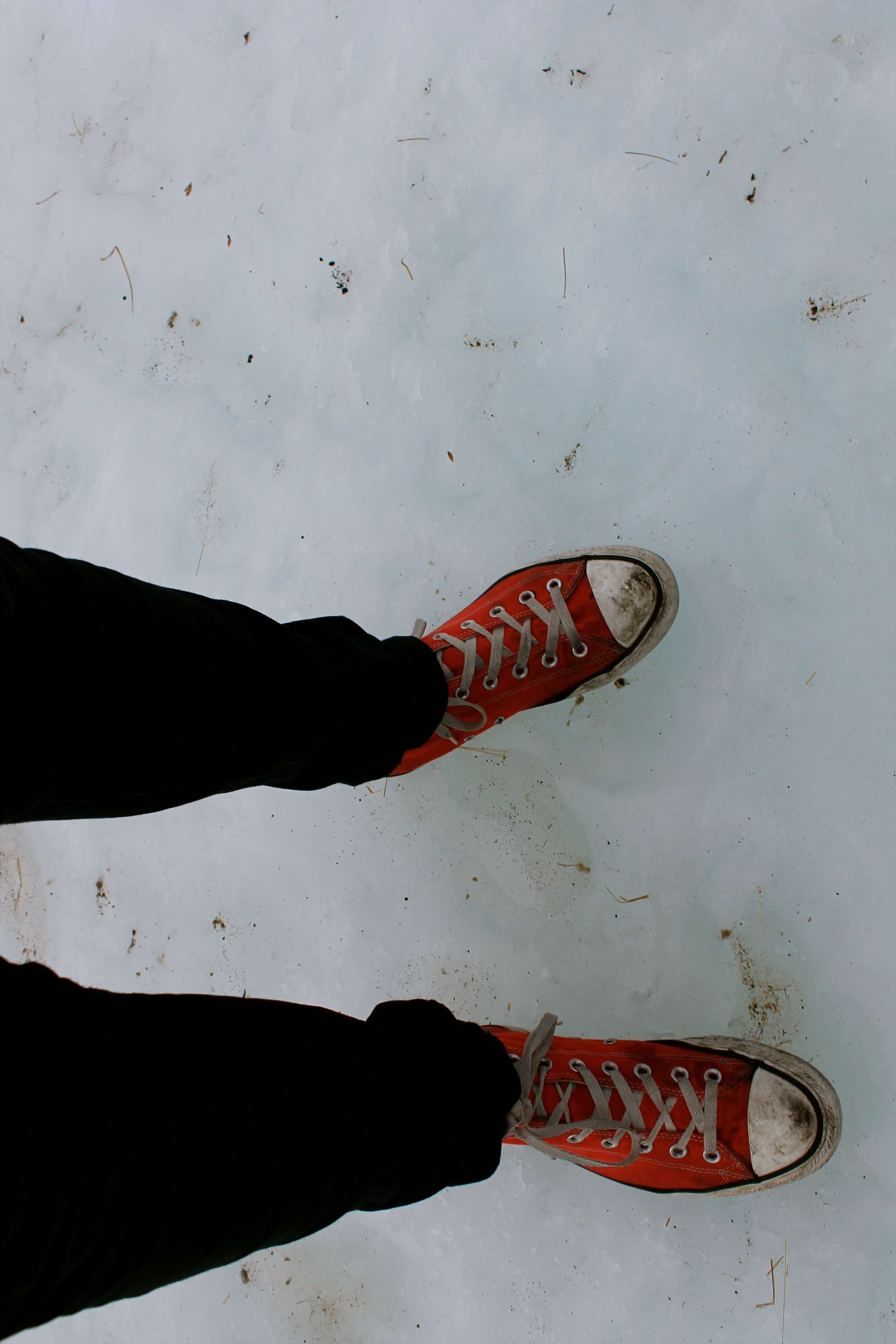 Totally appropriate winter footwear