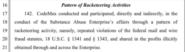 CodeMax accused of RICO