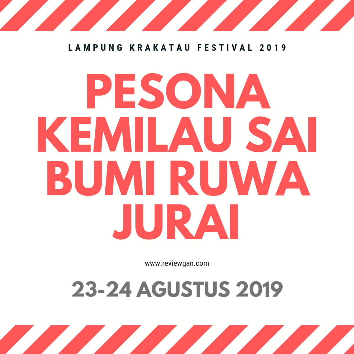 Merasakan Pesona Alam dan Budaya Lampung dalam "Lampung Krakatau Festival 2019"