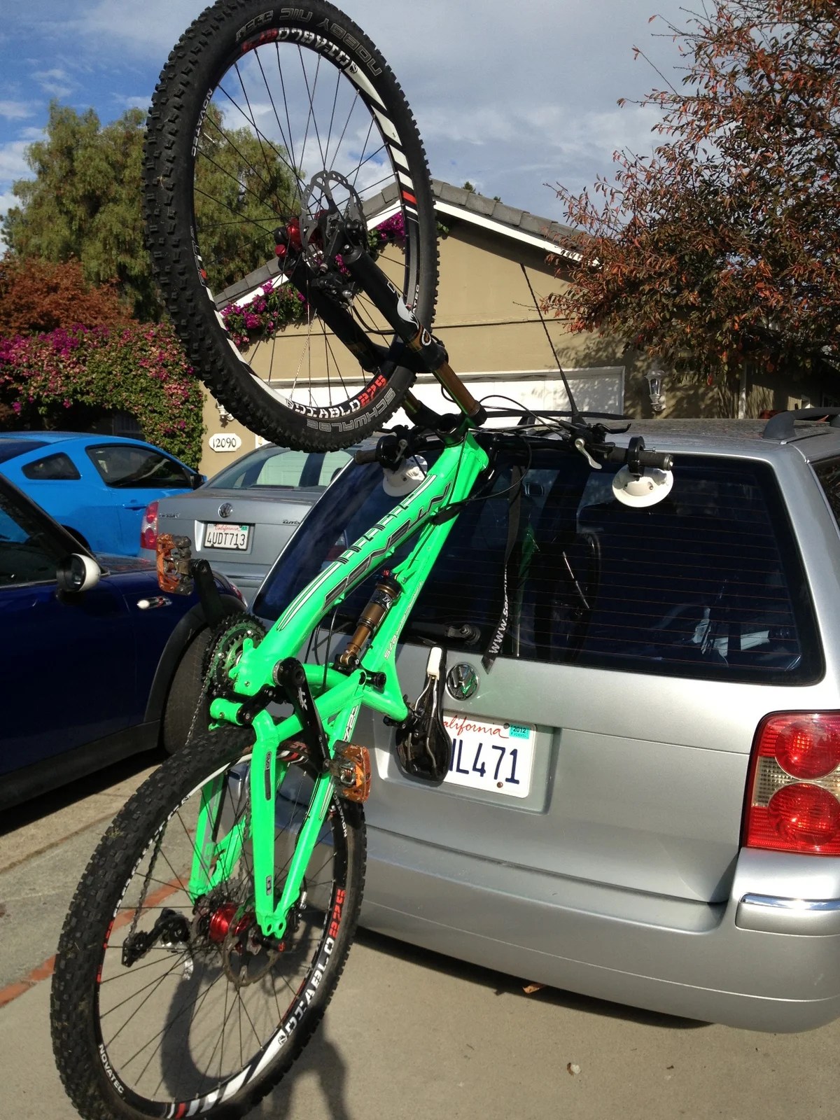 A used bike is a good alternative because it costs less than newer models. Seasucker Hornet Bike Rack First Impressions - Mountain