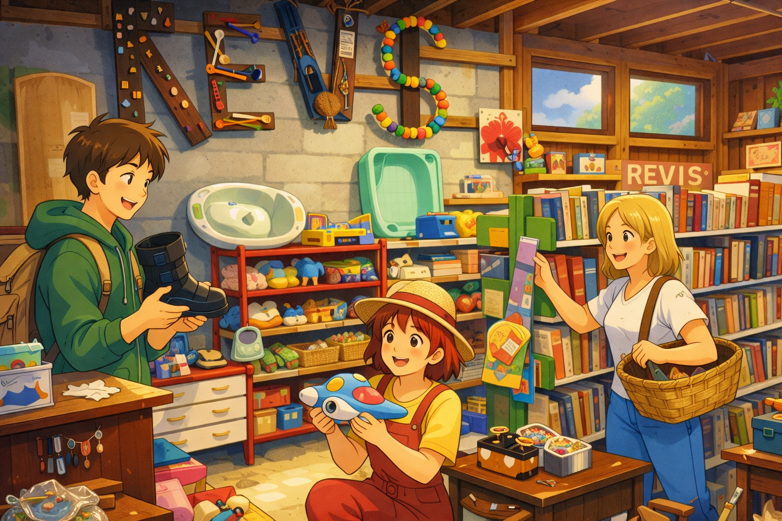 Illustration de la recyclerie REVIS