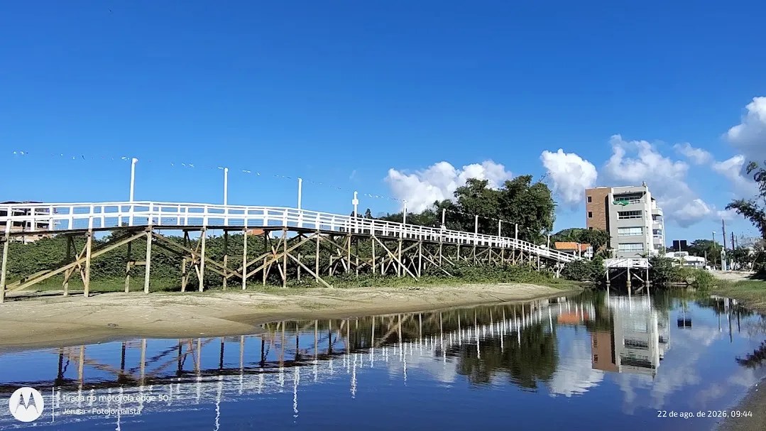 Prainha do Cristo ganhou nova passarela e valoriza ainda mais um dos recantos de Itapoá
