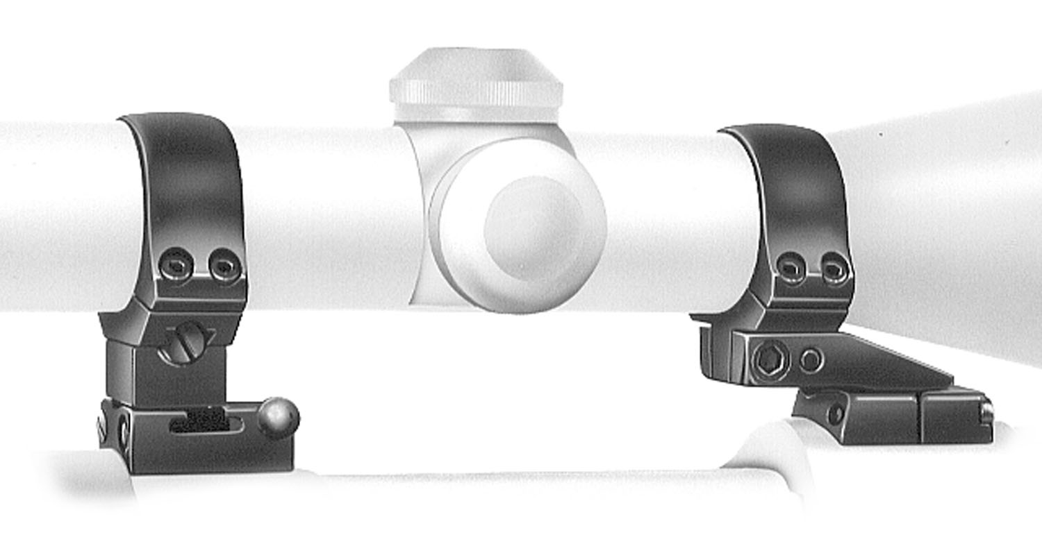 Weaver dual detachable extension 1 inch medium scope rings. EAW Rifle-scope Mounts - Revivaler