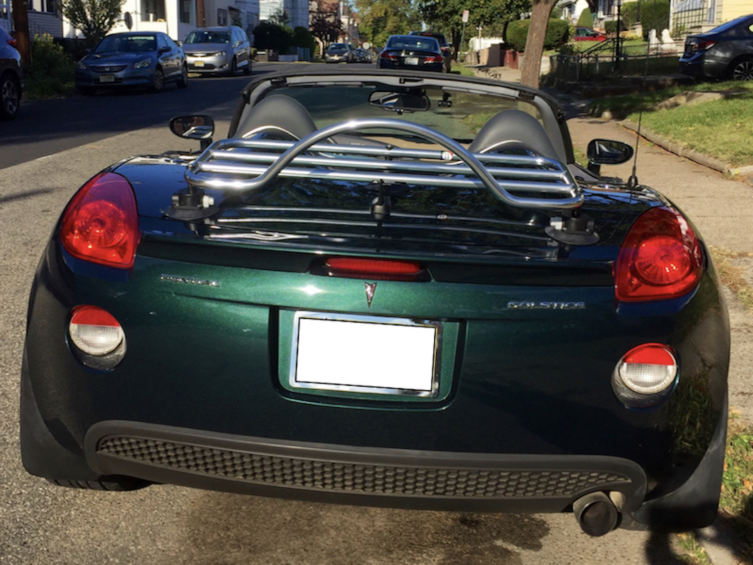 Pontiac Solstice Trunk Luggage Rack Unique No Metal Clamps