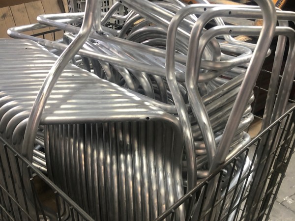 revo-rack luggage rack frames during manufacture 