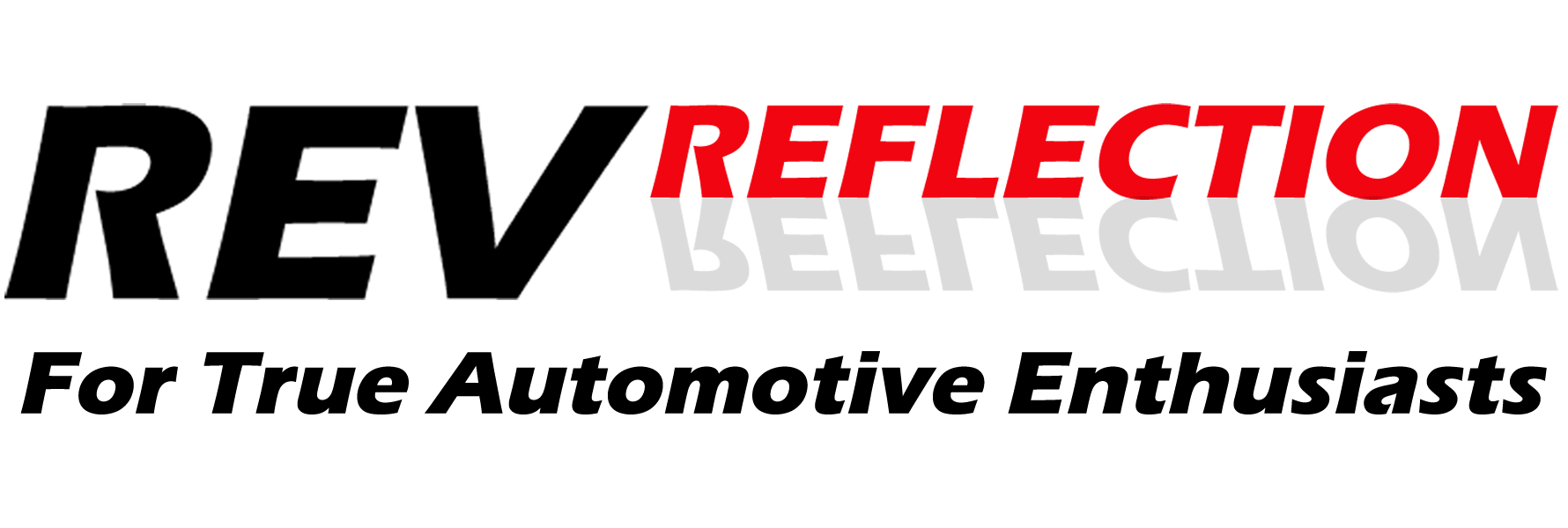Rev Reflection Logo for automotive journalism website