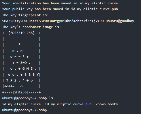 Generate SSH keys with ssh-keygen