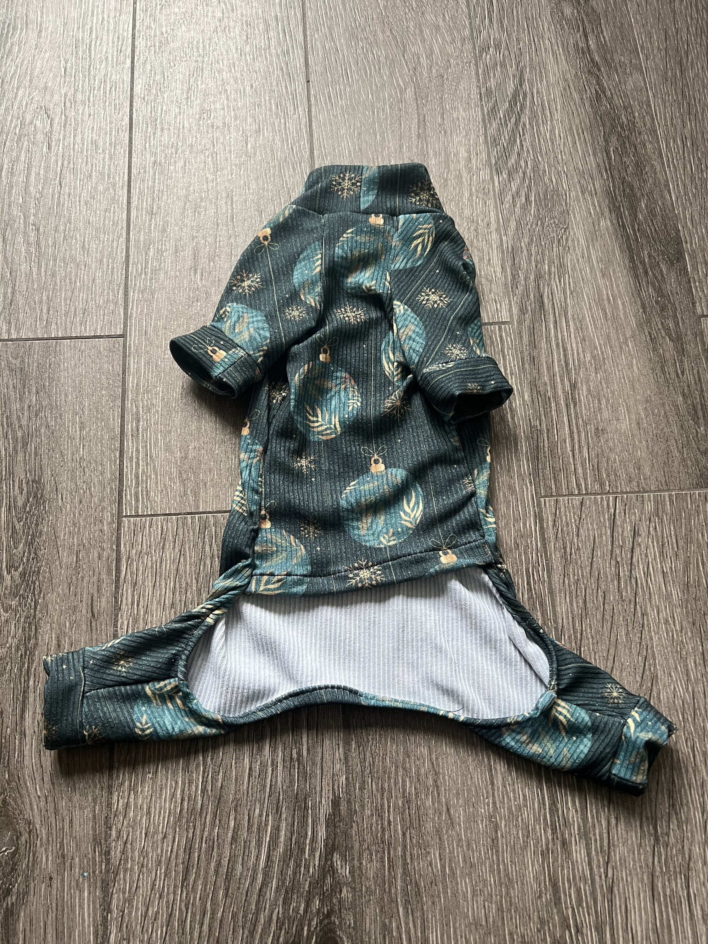 Christmas Baubles jumper/ onesie for Sphynx/Small pets: imagen 8