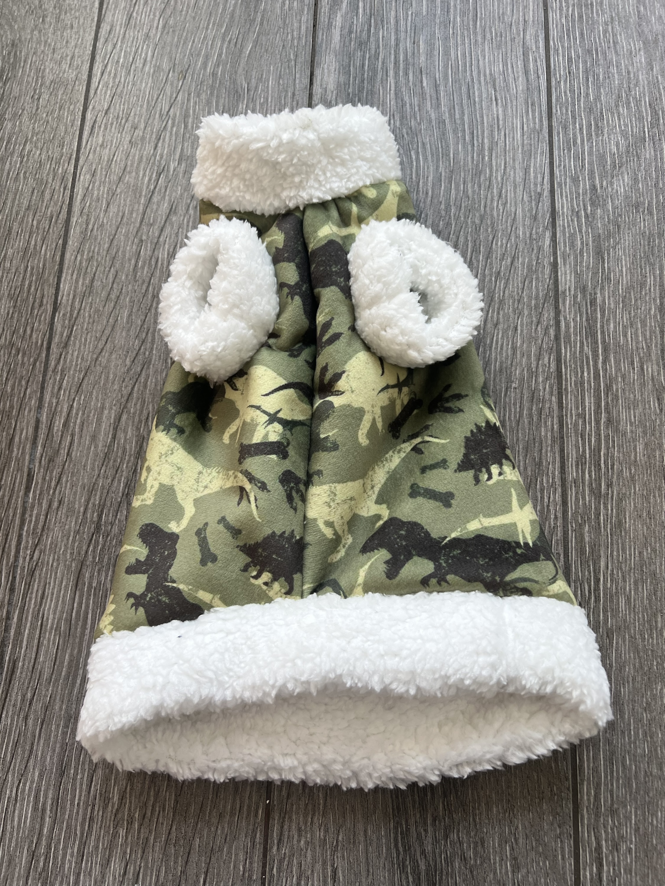 Sherpa and Super Soft Fleece Coat Dinos for Sphynx/Small Pets: imagen 7
