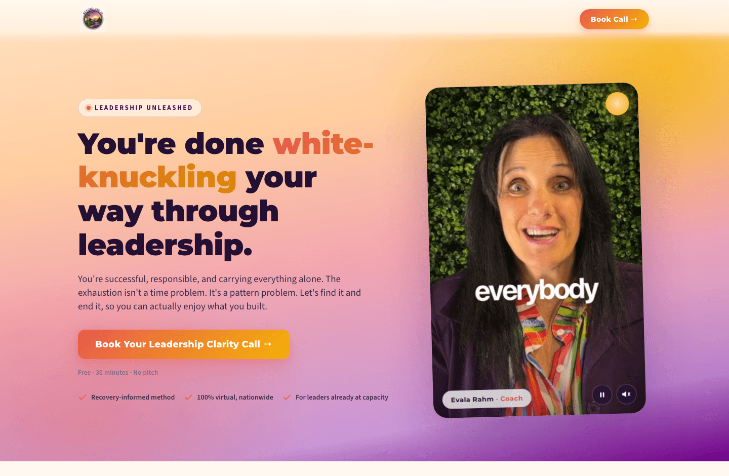Beyond the 12 landing page