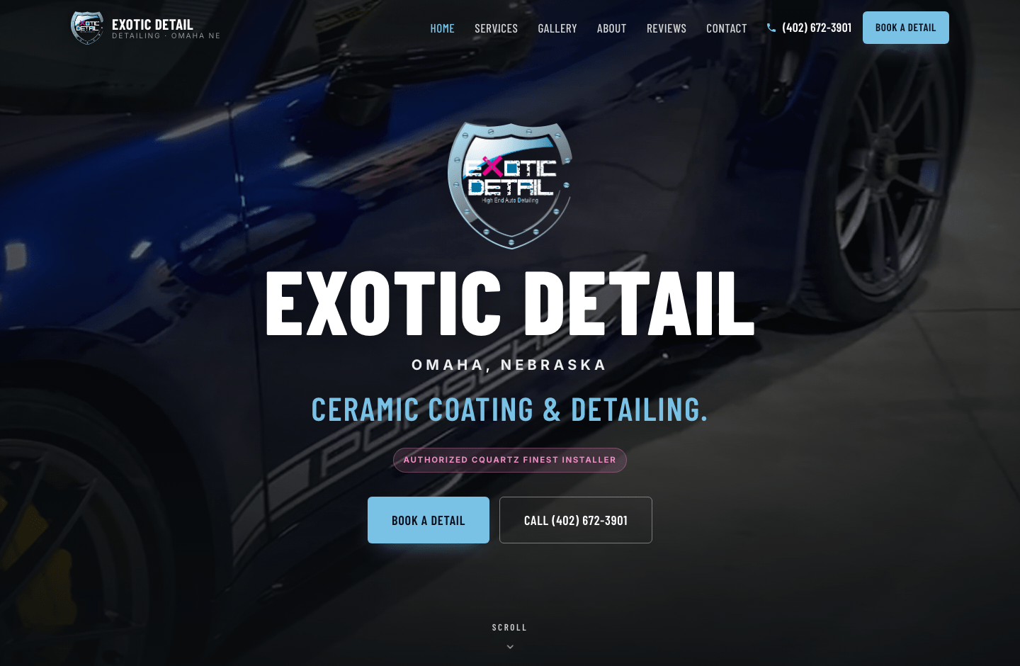 Exotic Detail of Omaha website