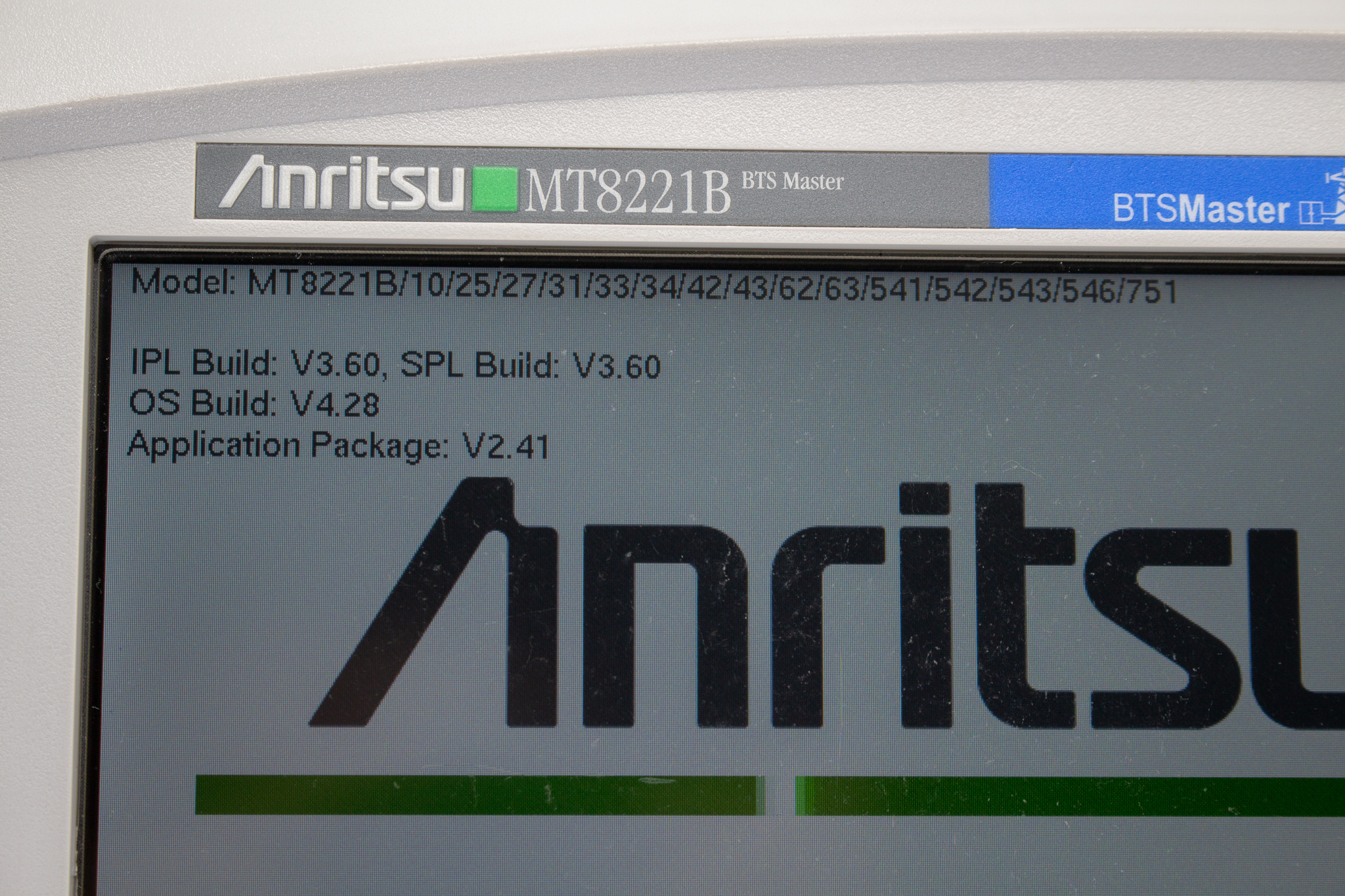 Anritsu MT8221B BTS Master with Optical Lasers - RF Imaging