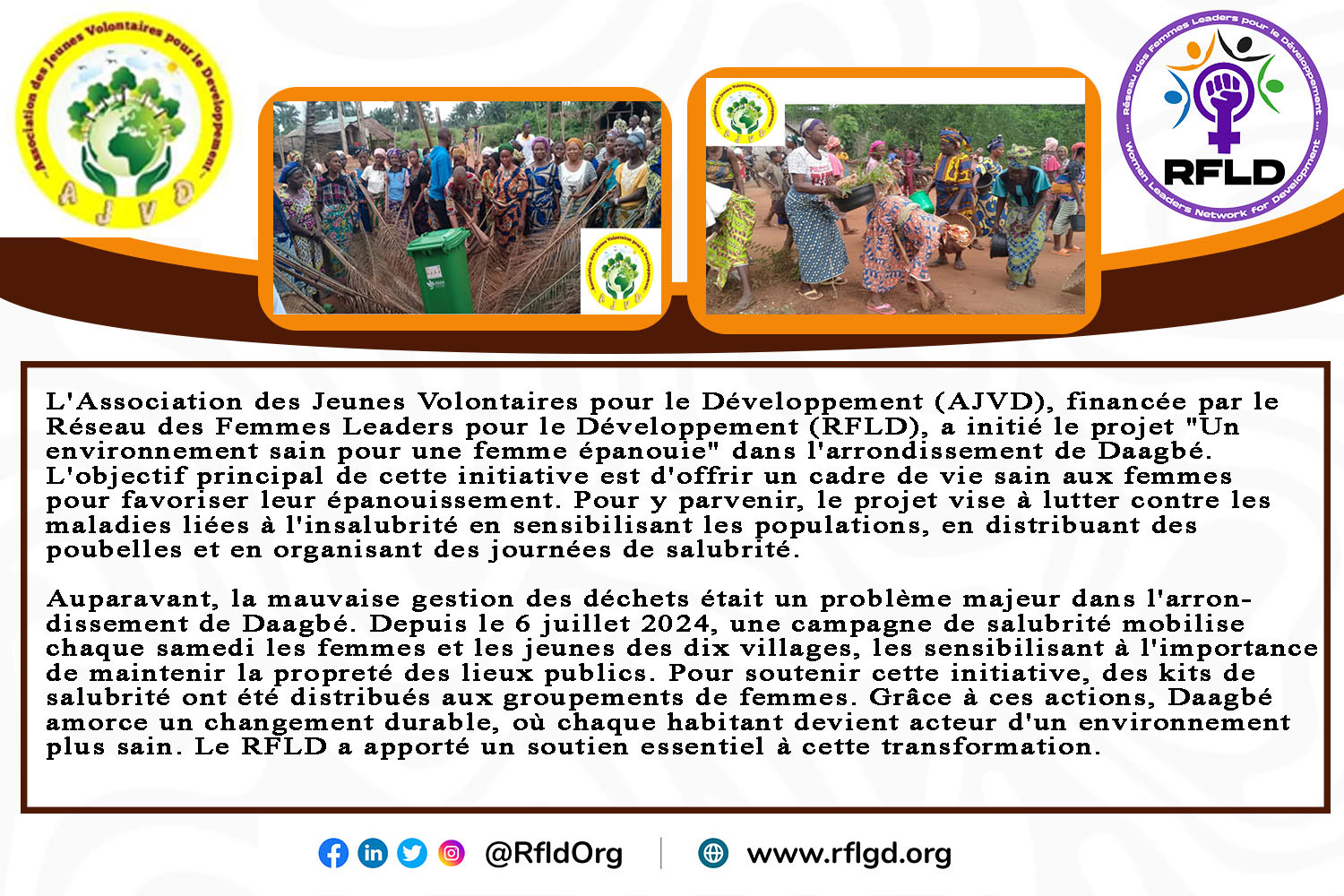 RFLD Subgrantees Testimonies in 2024 (French)