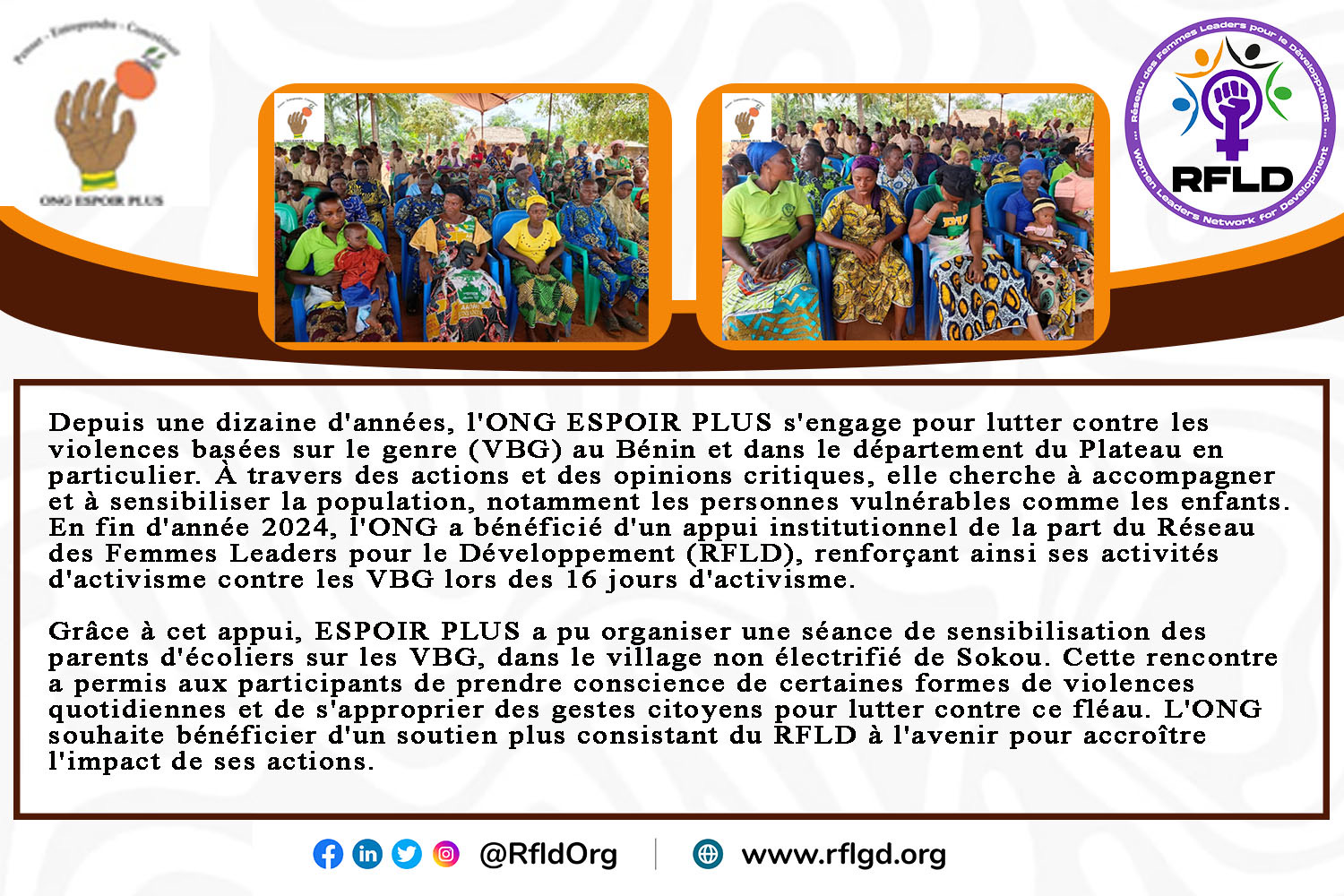 RFLD Subgrantees Testimonies in 2024 (French)