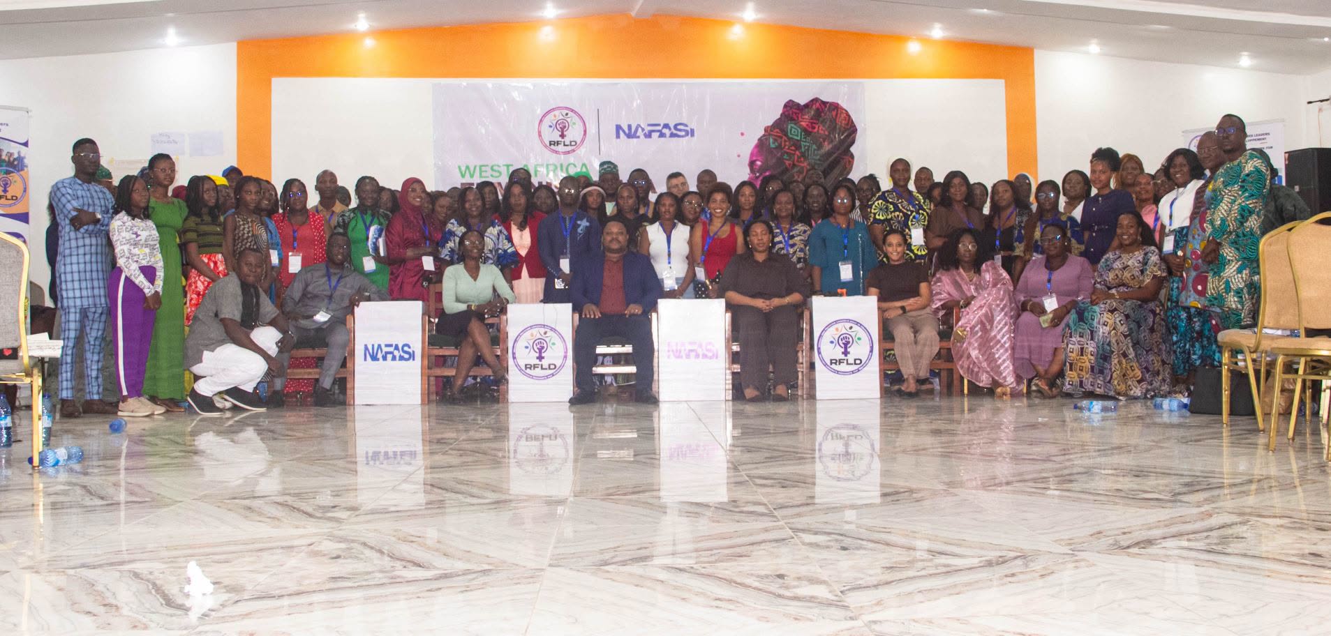 Thanks to Sida l West Africa Feminist Data Summit 2026 · One hundred delegates · Twenty-one countries