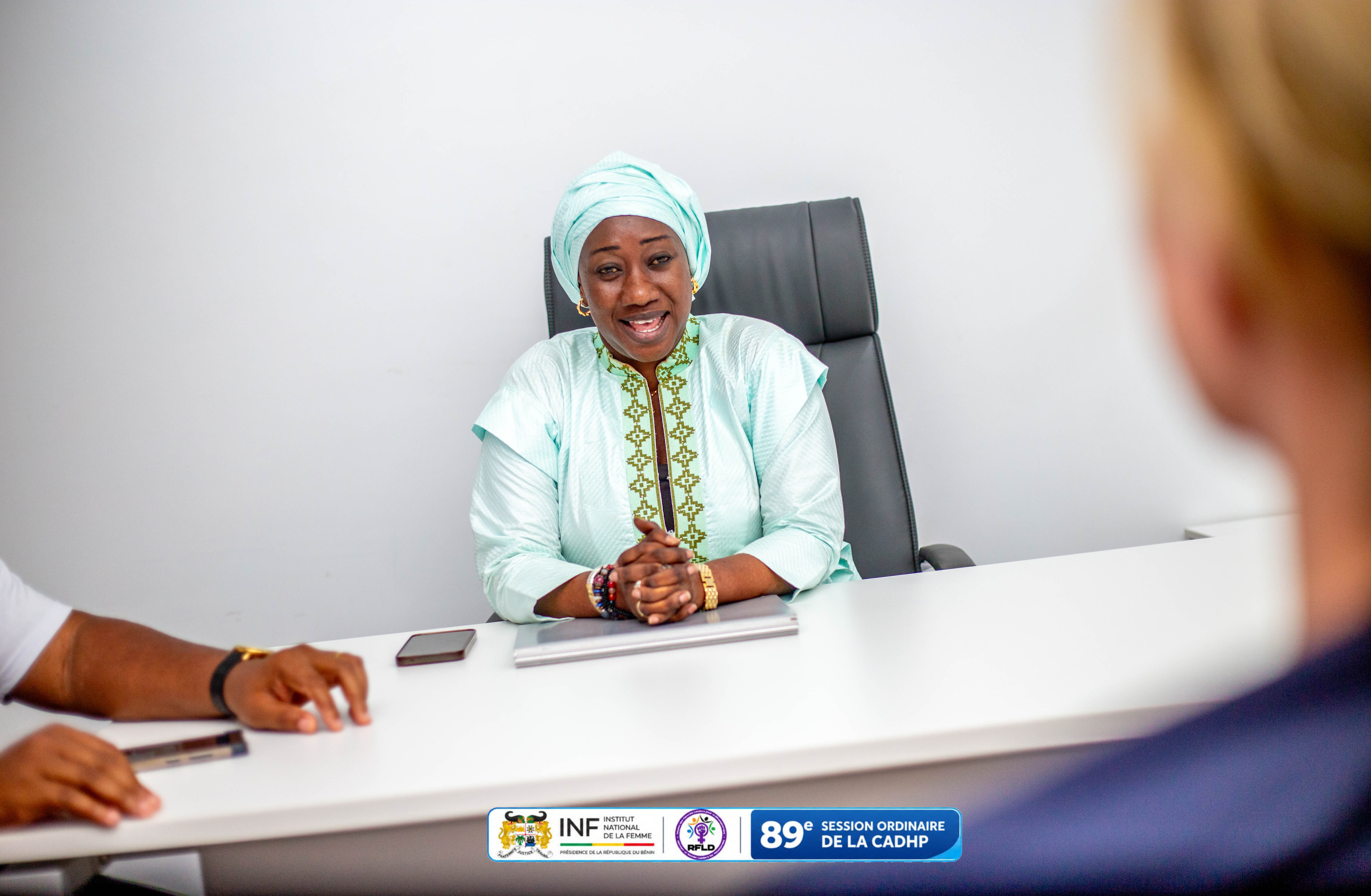 Exchange during the meeting at the RFLD office
