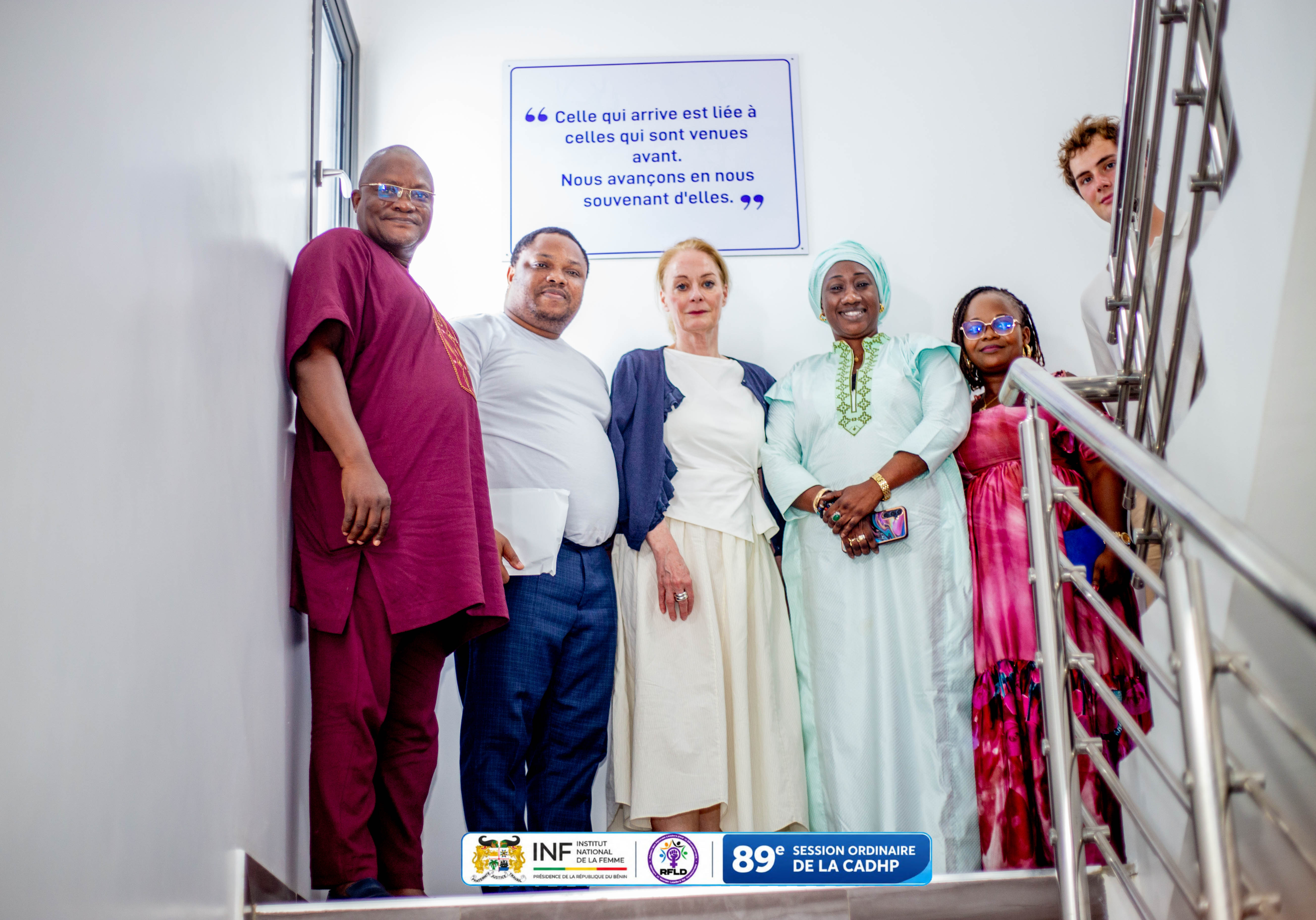 The RFLD team and the GIZ delegation at the Dakar office