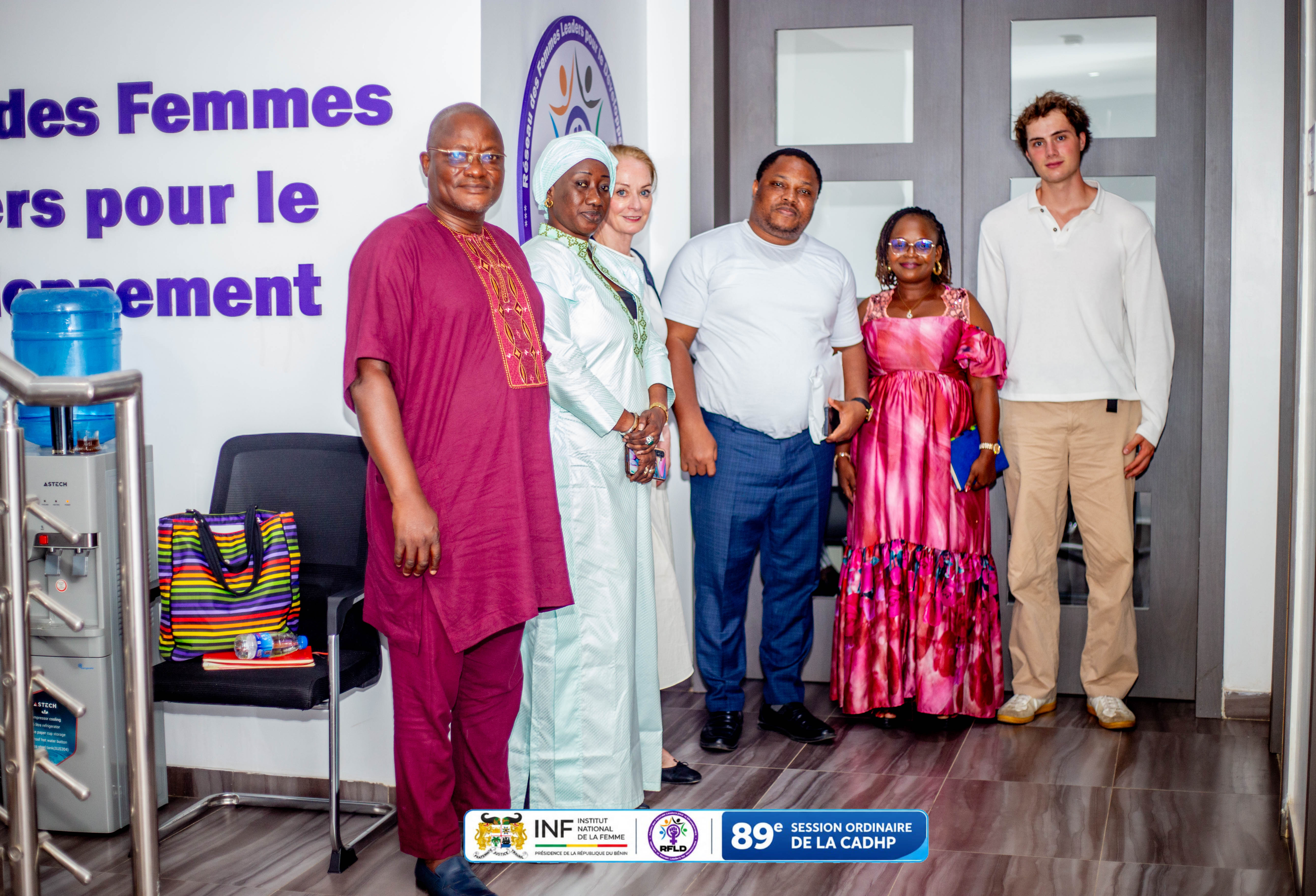 Group photo at the RFLD office in Dakar