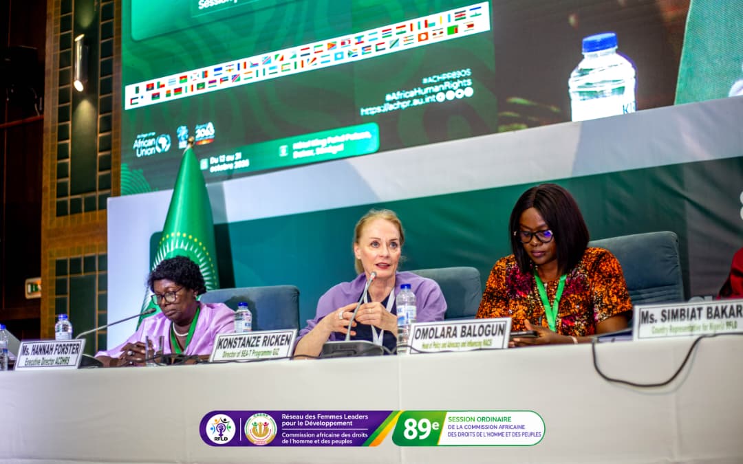 The panellists during the exchange with the plenary.