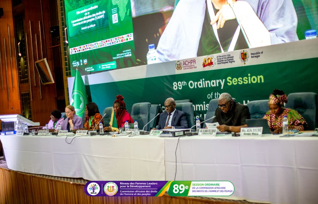The panel on the main agenda of the 89th Ordinary Session, Item 5: Panel Discussions.