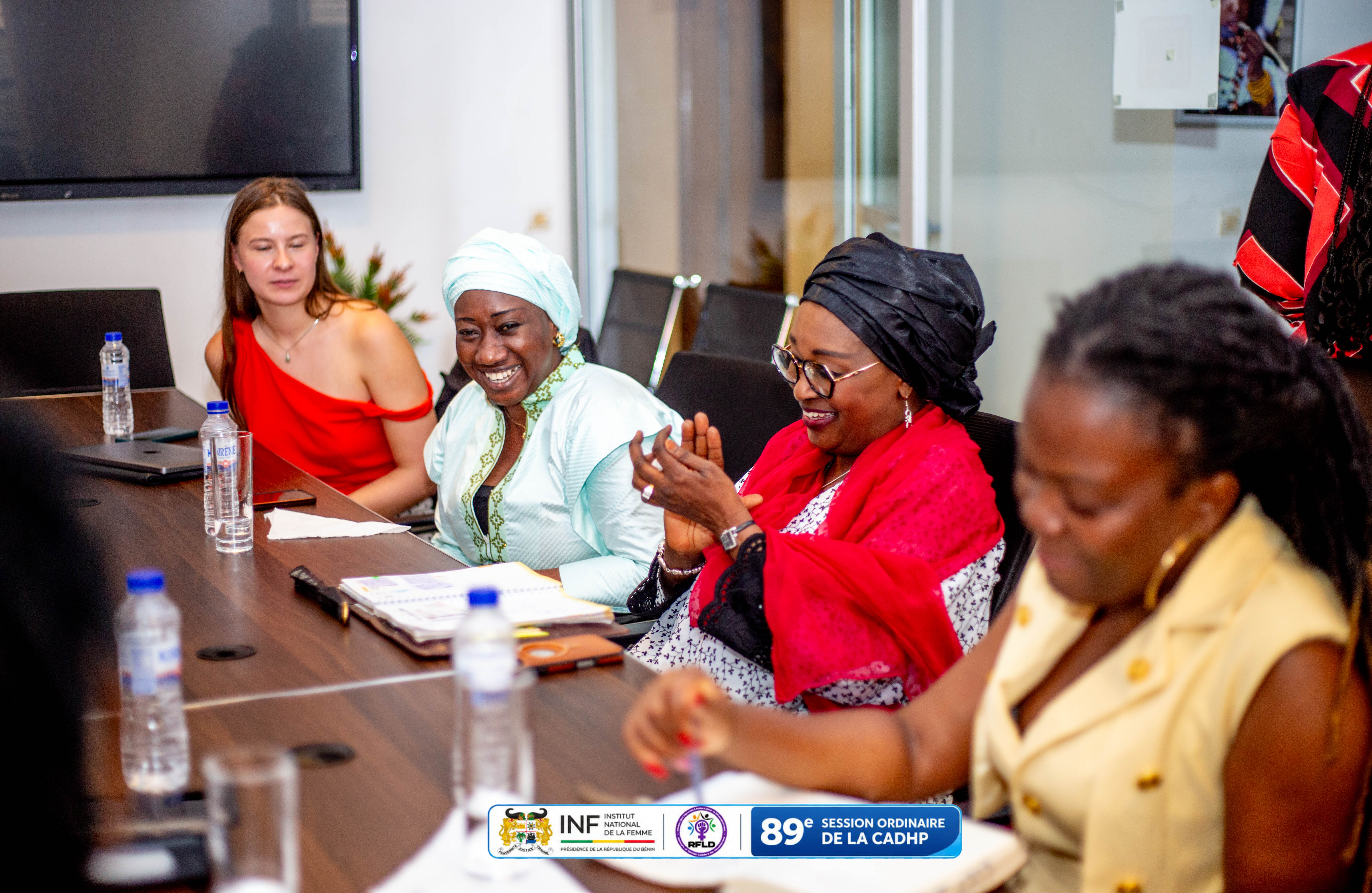 Participants around the table at the AJS office