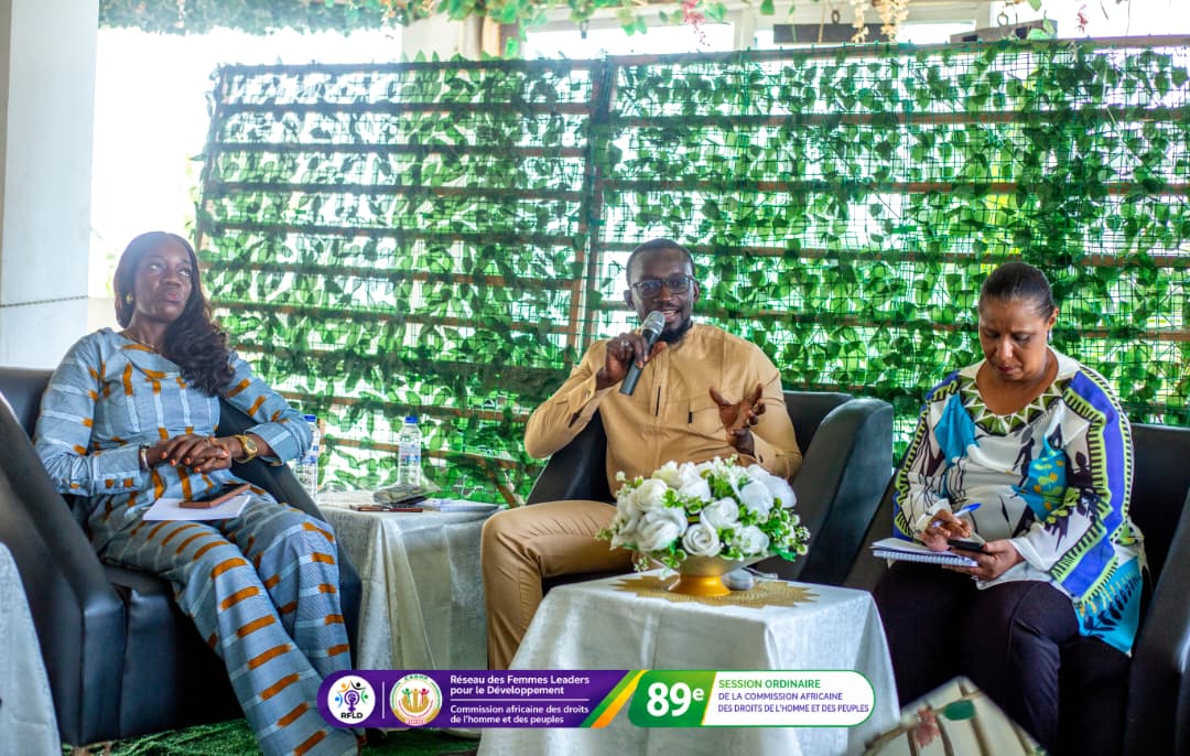 Panellists during the discussion on survivor support and the continuum of violence.