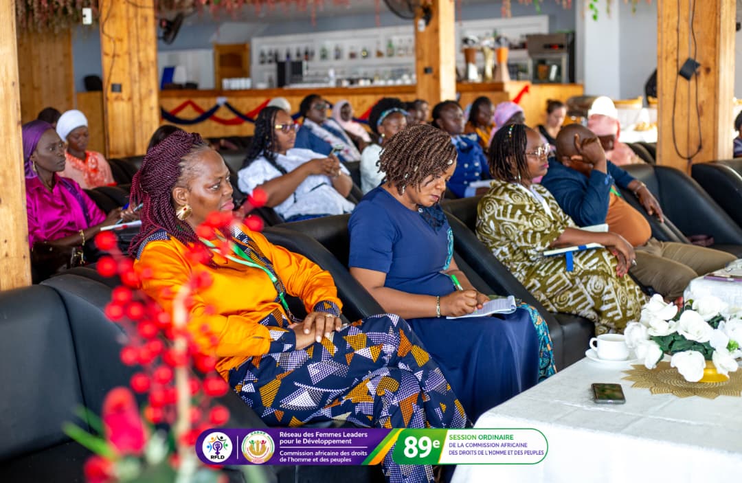 Representatives of institutions and civil society organisations in the audience.