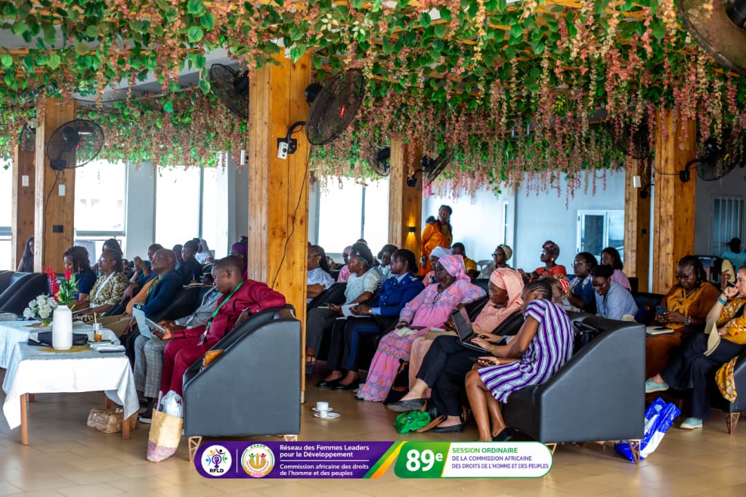 The audience at the side event in Dakar, on the sidelines of the 89th Session of the African Commission.