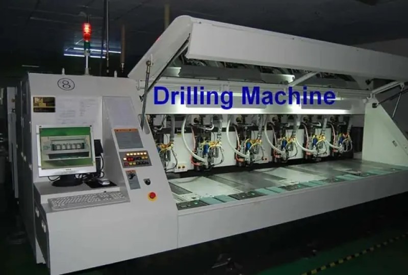 Drilling equipment at the shared PCB factory