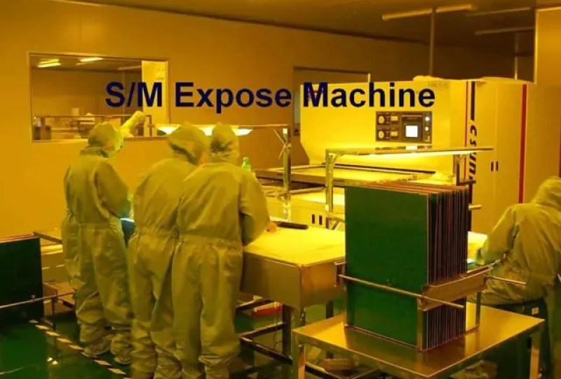 PCB production process at the shared factory