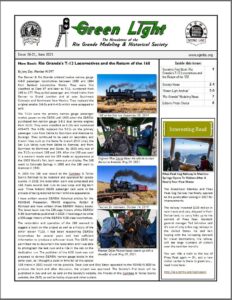 A picture of the Green Light June 2021 newsletter cover