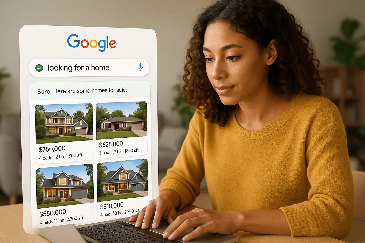 Real Estate Agent looking for a home.