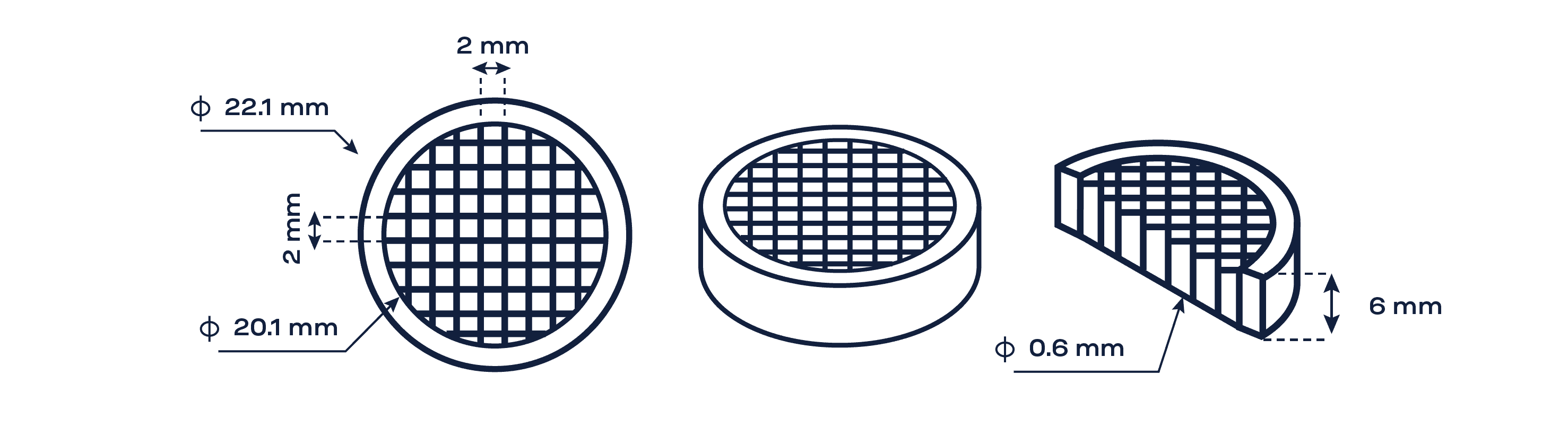 Schema of the 3D printed poloxamer scaffold in the ElastoSens™ Bio sample holder