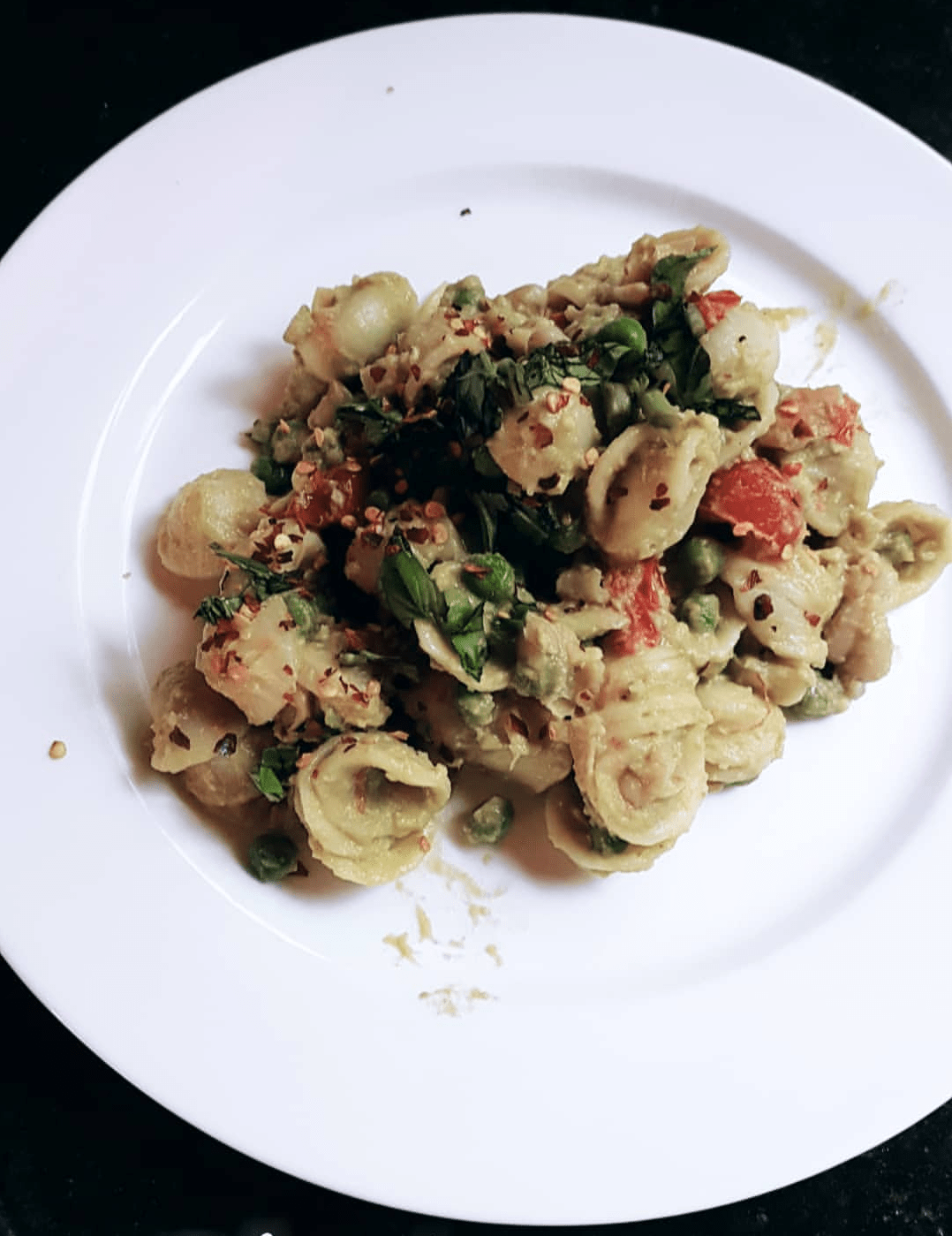 white bean and orecchiette pasta