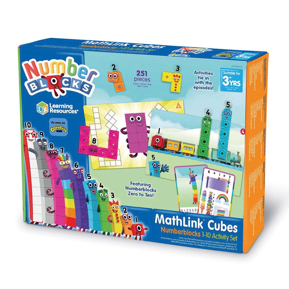 Numberblocks Mathlink Cubes 1 -10