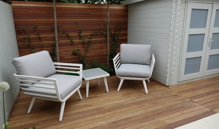 Informal Seating Area in Modern Garden Design London